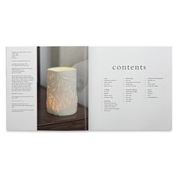 How to Work with Ceramics - Inside spread of Table of Contents
