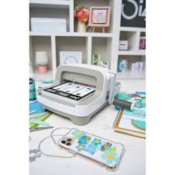 Sizzix Big Shot Die-Cutting Machine Starter Kit being used on phone case project