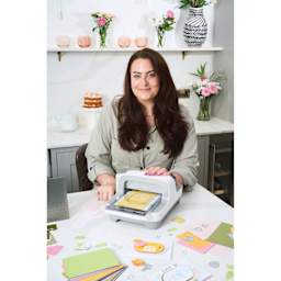 Sizzix Big Shot Die-Cutting Machine Starter Kit being used