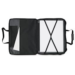 Softside Portfolio - Opened flat to show storage areas