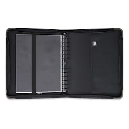 Prat Start 2 Presentation Case - 14'' x 11'' (case open, showing multi-rings and sleeves)