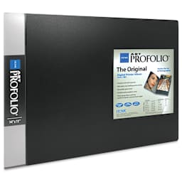 Itoya Original Art Profolio - 11" x 14", Black, Landscape, 24 Pages