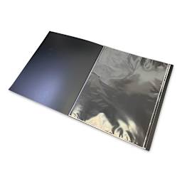 Itoya Original Art Profolio - 20" x 16", Black, Portrait, 24 Pages, open