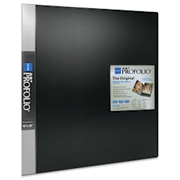 Itoya Original Art Profolio - 20" x 16", Black, Portrait, 24 Pages