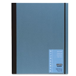 Cachet Studio Portfolio - 22" x 17", Cadet Blue, Portrait