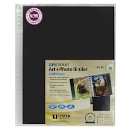 Itoya Superclear Refill Pages - 11" x 14", Pkg of 10, front of packaging