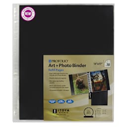 Itoya Superclear Refill Pages - 14" x 17", Pkg of 10, front of packaging