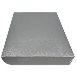 Lineco Folio Archival Storage Box - Metallic Silver, 9" x 12"