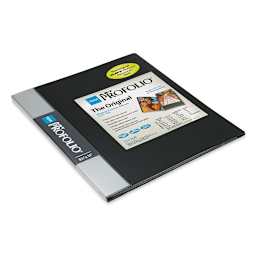 Itoya I-Series Art Profolio - 8 1/2" x 11", Black, Portrait, 6 Pages