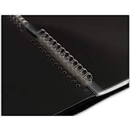 Leather Spiral Presentation Books - Closeup of Spiral Rings