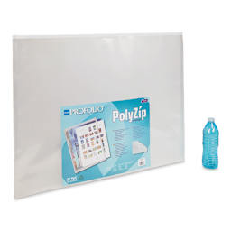 Itoya PolyZip Envelope - 20" x 26", Clear