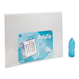 Itoya PolyZip Envelope - 17" x 22", Clear