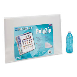 Itoya PolyZip Envelope - 19" x 13", Clear