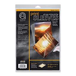 Lineco Digital Print Sleeve Pack - 11" x 14", Clear, Pkg of 25