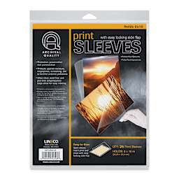 Lineco Digital Print Sleeve Pack - 8" x 10", Clear, Pkg of 25