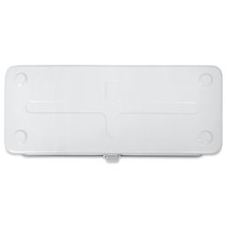 Toyo Camber-Top Y-350 Toolbox - White, 14" x 5.9" x 4.3", bottom of box