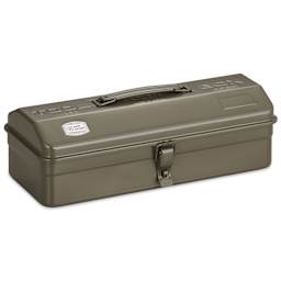 Toyo Camber-Top Y-350 Toolbox - Military Green, 14" x 5.9" x 4.3"