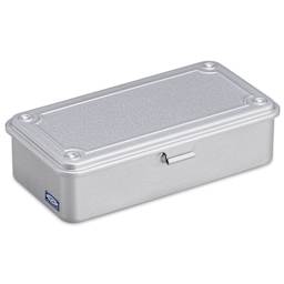 Toyo Stackable Storage Box T-190 - Silver, 8" x 4" x 2"