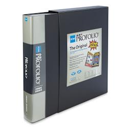 Itoya Comic Book Art Profolio - Angled view with Album slightly removed