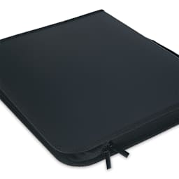 Itoya ProFolio Zipper Binder - Closeup of corner showing zipper