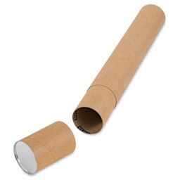 Uline Kraft Telescopic Mailing Tube - 4" x 30" (with cap off)