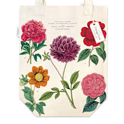 Cavallini Botanica Tote Bag (Close-up)