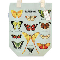 Cavallini Butterflies Tote Bag (Close-up)