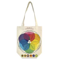 Cavallini Chromatic Scale Cotton Tote Bag