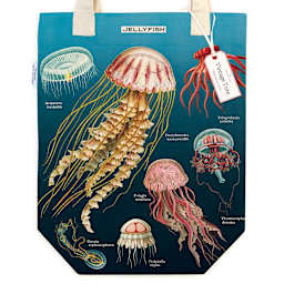 Vintage Inspired Tote Bags Jellyfish