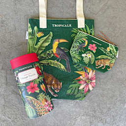 Vintage Inspired Tote Bags Tropicale