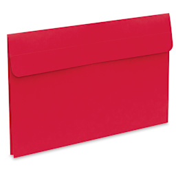 Star Products Student Art Folio - Red, 12'' x 18'' (side view)