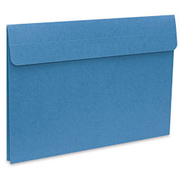 Student Art Folio - Blue Folio shown closed and at slight angle