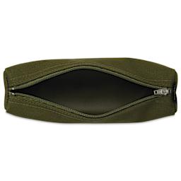 Delfonics Mareku Box Pen Case - Olive, inside view