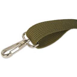 Delfonics Shoulder Strap - Olive, close up of clip
