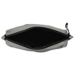 Delfonics Water Repellent Inner Carrying Case - Light Gray, 5.5" x 7.5" x 2.2", inside view