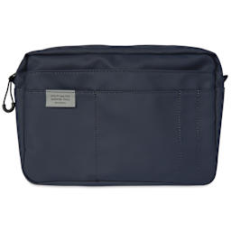 Delfonics Water Repellent Inner Carrying Case - Dark Blue, 7.25" x 10.5" x 2.56", front