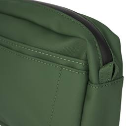 Delfonics Water Repellent Inner Carrying Case - Dark Green, 5.5" x 7.5" x 2.2", corner