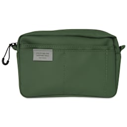 Delfonics Water Repellent Inner Carrying Case - Dark Green, 5.5" x 7.5" x 2.2", front
