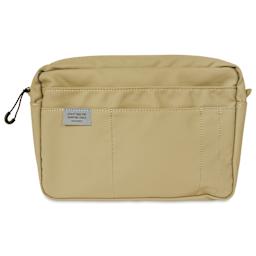 Delfonics Water Repellent Inner Carrying Case - Beige, 7.25" x 10.5" x 2.56", front