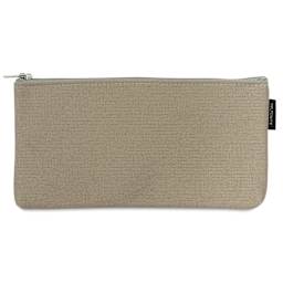 Delfonics Mareku Flat Pen Case - Gray, front