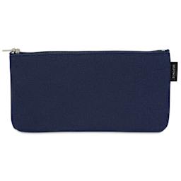 Delfonics Mareku Flat Pen Case - Dark Blue, front