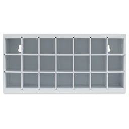 ArtBin Paint Storage Tray - front view showing wall mount keyholes