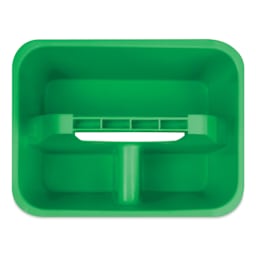 Storex Mini Caddy - Green, overhead view of compartments