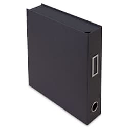 Itoya ProFolio Art & Desk Organizer - Angled view of closed Black Organizer

