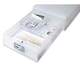 Like-it Stackable Drawer - Large version with desk supplies and a storage tray (tray sold separately and supplies not included)