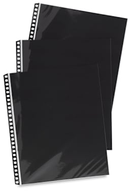 Art Profolio PolyGlass Refill Pages - Three portrait style refill pages shown