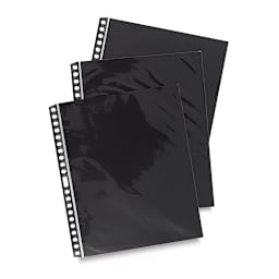 Itoya PolyGlass Refill Page Pack - 11" x 8-1/2", Portrait out of package