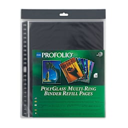 Itoya PolyGlass Refill Page Pack - 11" x 8-1/2", Portrait, Pkg of 10