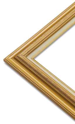 Blick Antique Style Frames - Closeup of corner of Gold frame