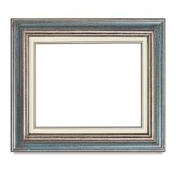 Blick Antique Style Frames - Front view of Silver/Sky Blue finish Frame